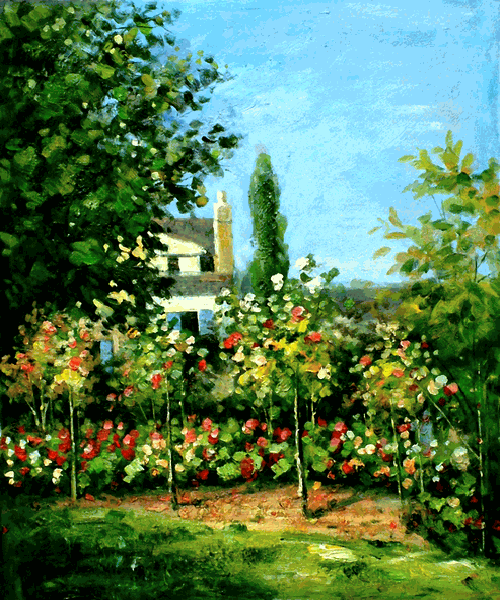 Blooming Garden by Claude Monet